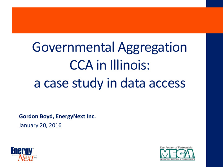 a case study in data access