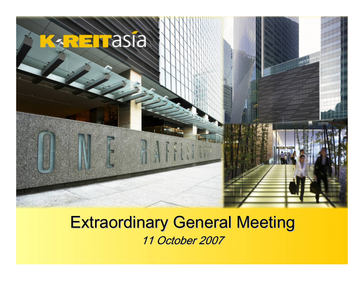 extraordinary general meeting extraordinary general