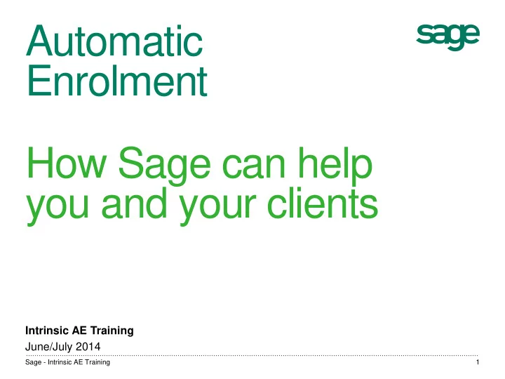 enrolment
