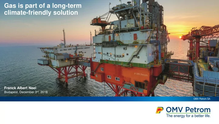 gas is part of a long term