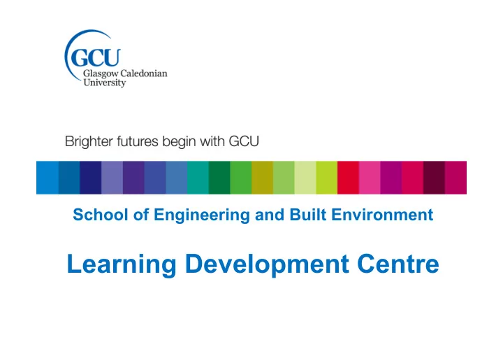 learning development centre one of the academic