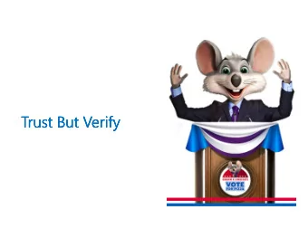 Trust But Verify  Trust But Verify  Trust But Verify  Trust But Verify  What Is CEC Entertainment?