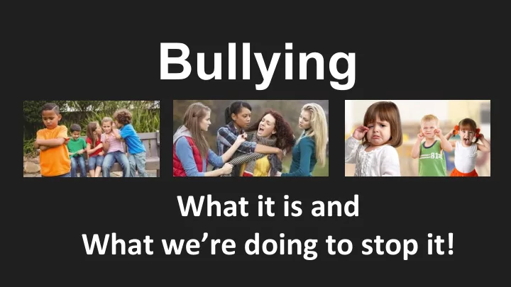 bullying