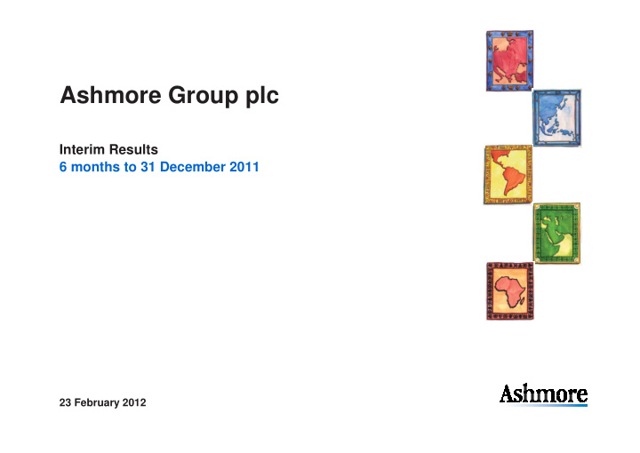 ashmore group plc