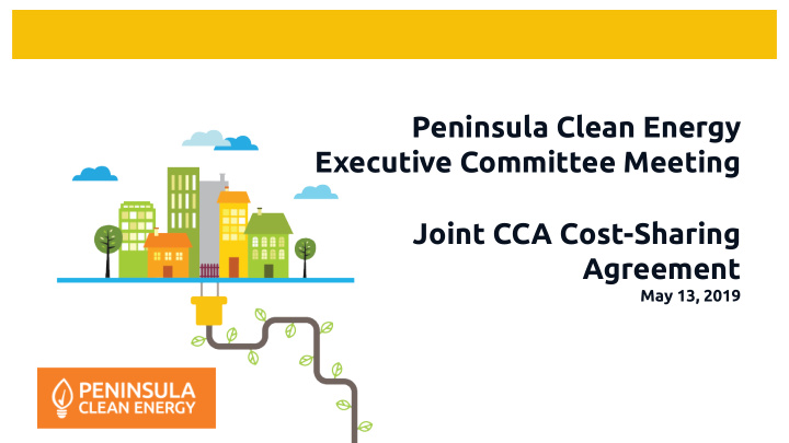 peninsula clean energy executive committee meeting joint