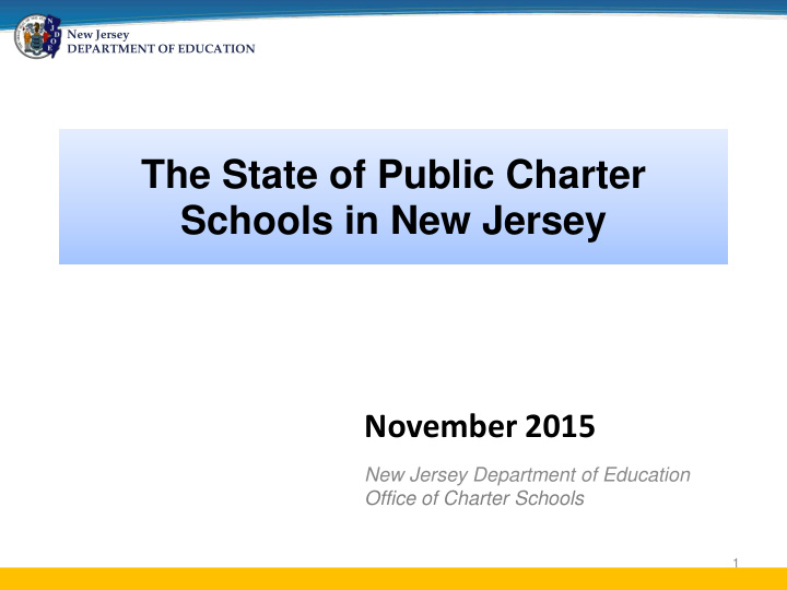 the state of public charter