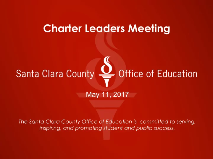 charter leaders meeting