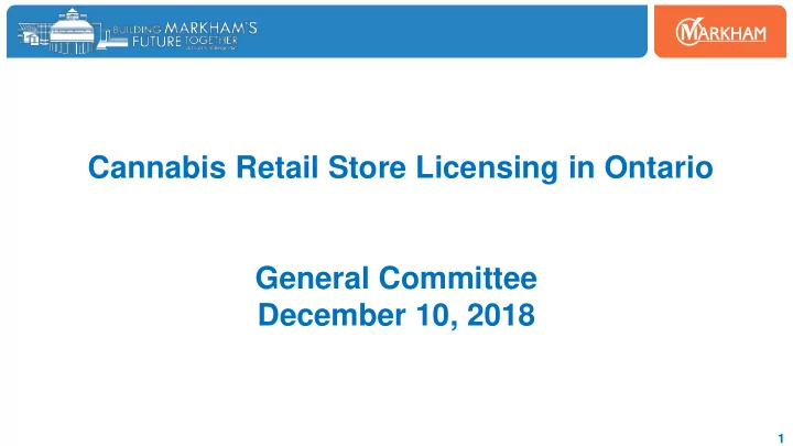 cannabis retail store licensing in ontario general