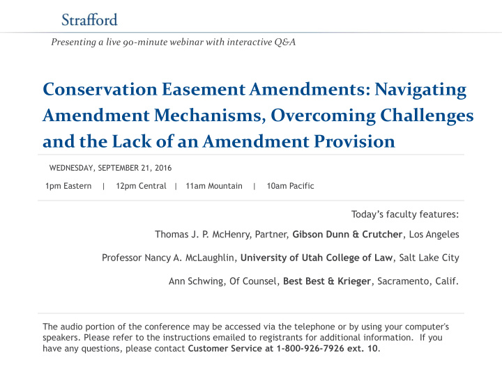 conservation easement amendments navigating amendment