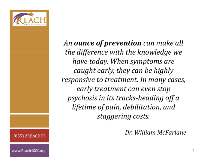 an ounce of prevention can make all the difference with