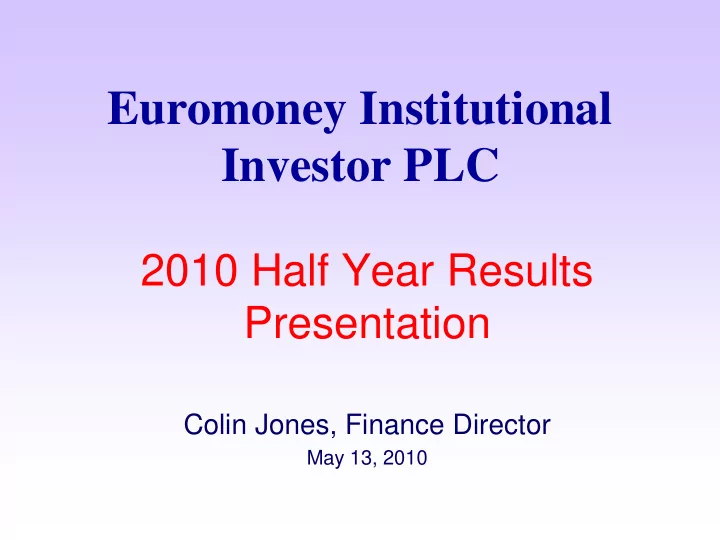 investor plc