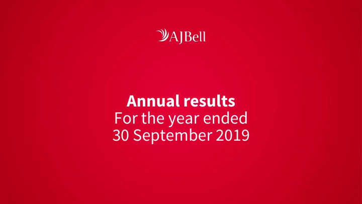 30 september 2019 agenda