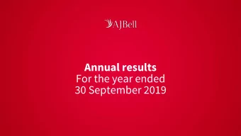 30 September 2019  Agenda  Title  Page  Business update  3  Financial update  13  Outlook  22