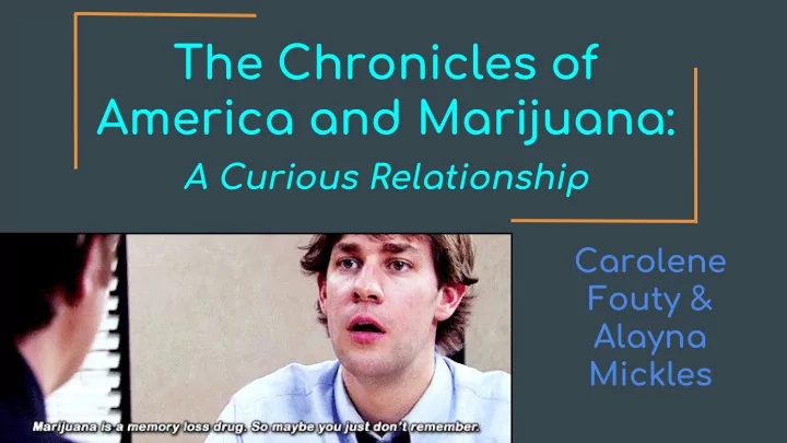 a curious relationship