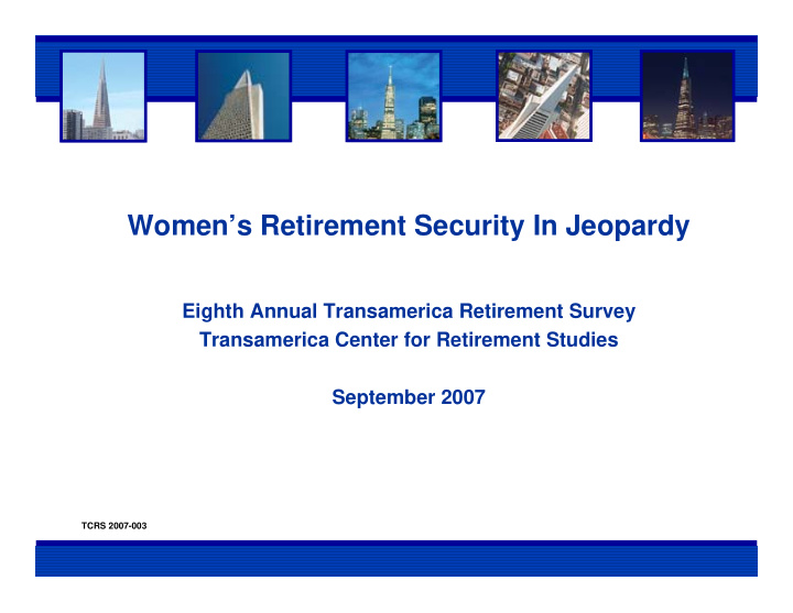 women s retirement security in jeopardy