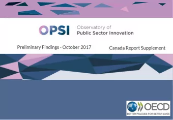 19-Oct-2016  OECD Observatory of Public Sector Innovation: Horizon 2020 update meeting  1
