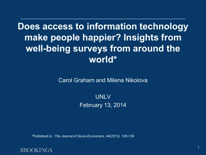 well being surveys from around the