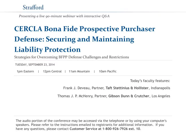 cercla bona fide prospective purchaser