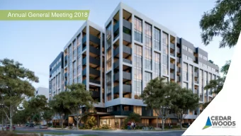 Annual General Meeting 2018  Agenda 1 Chairmans Address  Mr William Hames 2 Managing