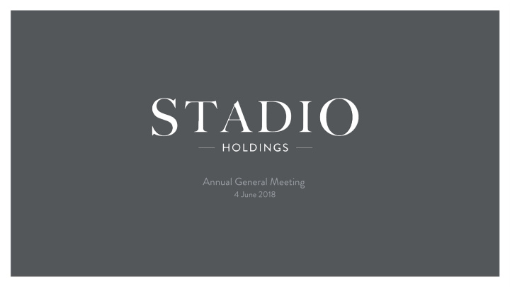 annual general meeting