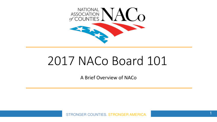 2017 naco board 101