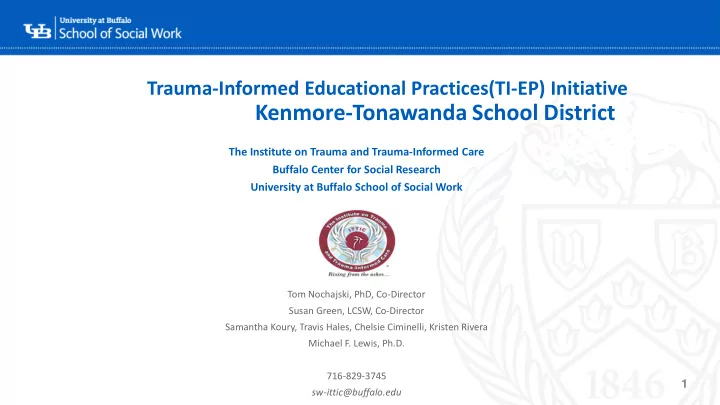 kenmore tonawanda school district