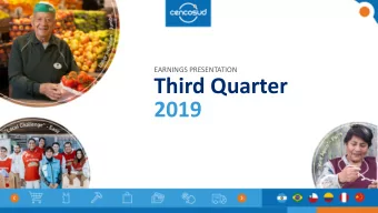 2019  1  Disclaimer  The information contained in this presentation has been  Cencosud and their