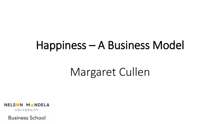 happiness a business model