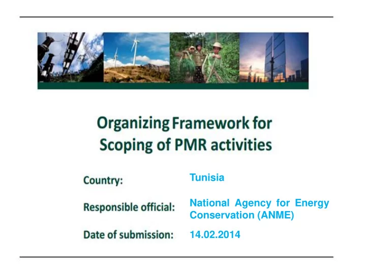 national agency for energy conservation anme 14 02 2014