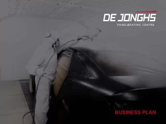 BUSINESS PLAN  MISSION AND VISION  -  Our Mission is to treat our clients with integrity and