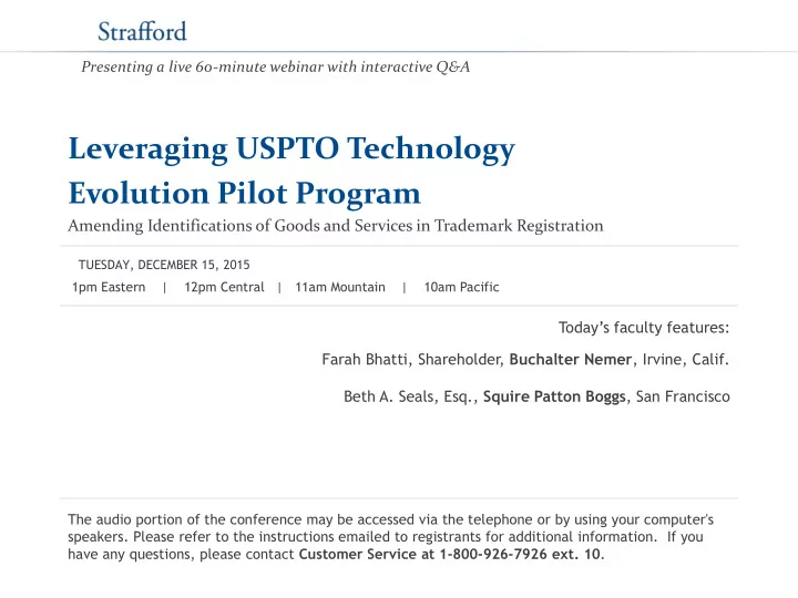 evolution pilot program