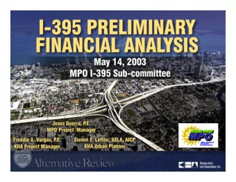 I-395-Open Cut Option-B  I-395-Open Cut Option-B  Market Study Area  Market Study Area  Market