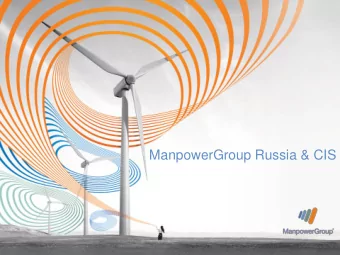 1  ManpowerGroup Russia &amp; CIS Management  Hugh Piper  Svetlana Korshunova  Country Manager