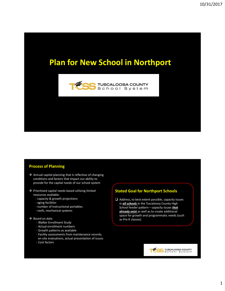 plan for new school in northport