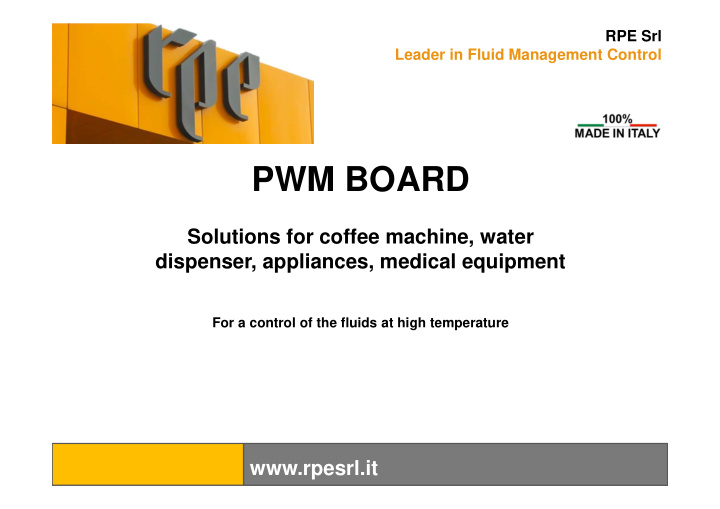 pwm board