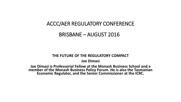 isbane august 2016