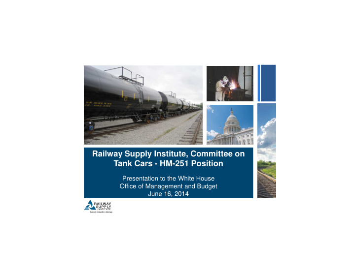 railway supply institute committee on tank cars hm 251
