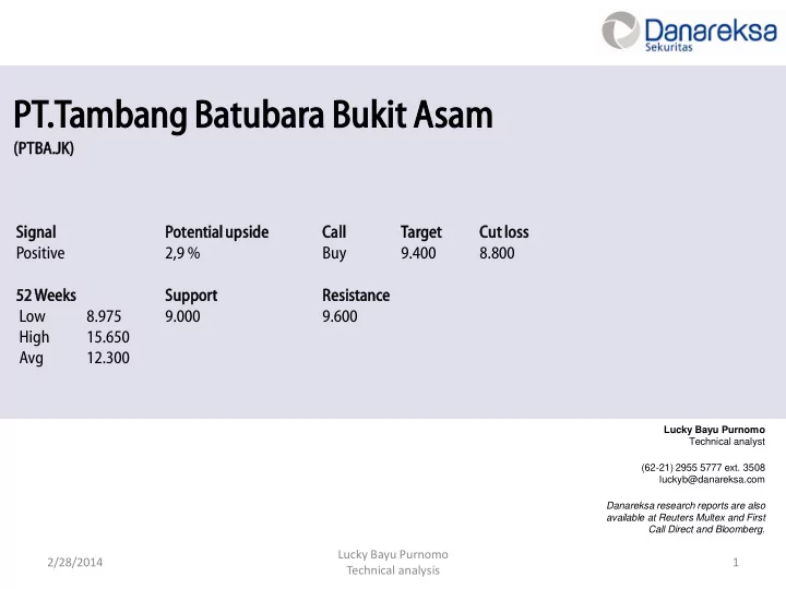 pt tam amban bang bat atubar ara a bukit t asam
