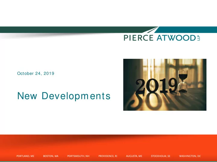 new developments changes in northern new england