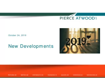 New Developments  Changes in Northern New  England  Federal    New salary threshold under