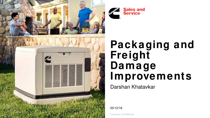 packaging and freight damage improvements