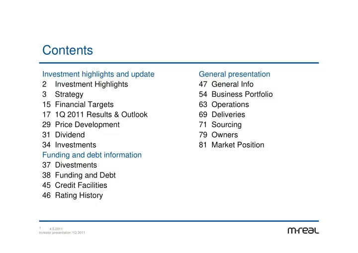contents