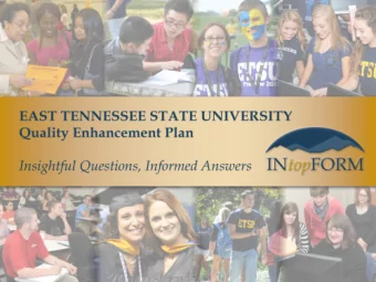 Workshop Goals and Objects  Gain a deeper understanding of the six IN top FORM Learning Outcomes