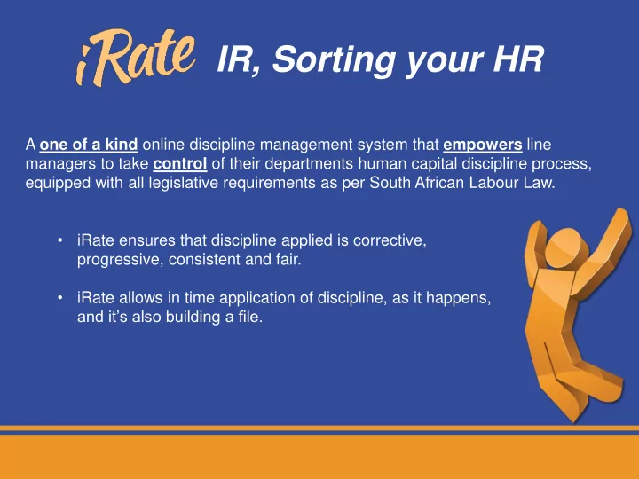 ir sorting your hr