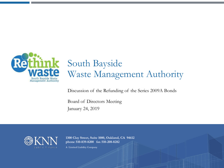 south bayside waste management authority