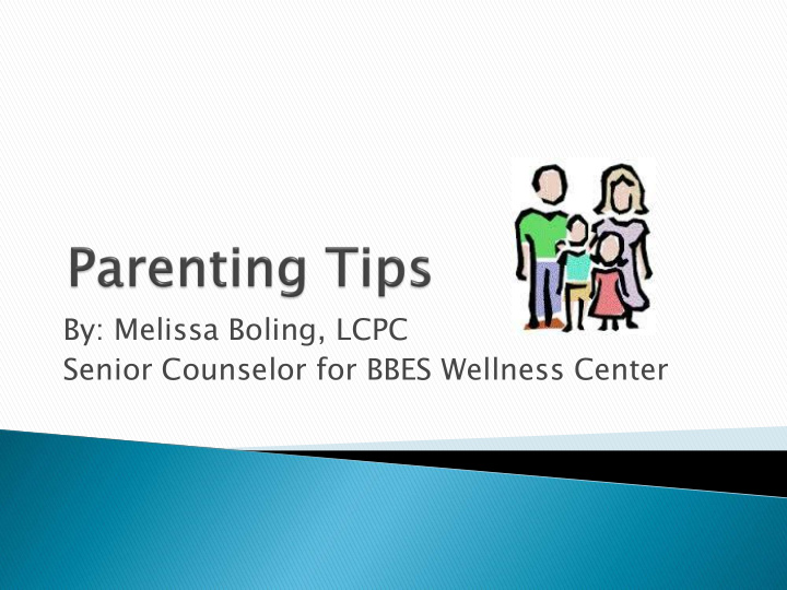 by melissa boling lcpc senior counselor for bbes wellness