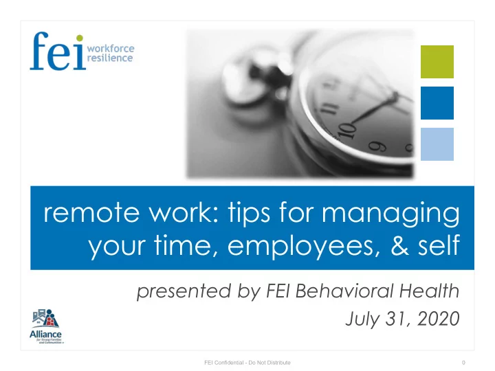 remote work tips for managing your time employees self