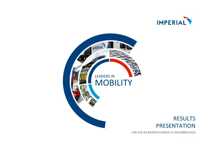 mobility