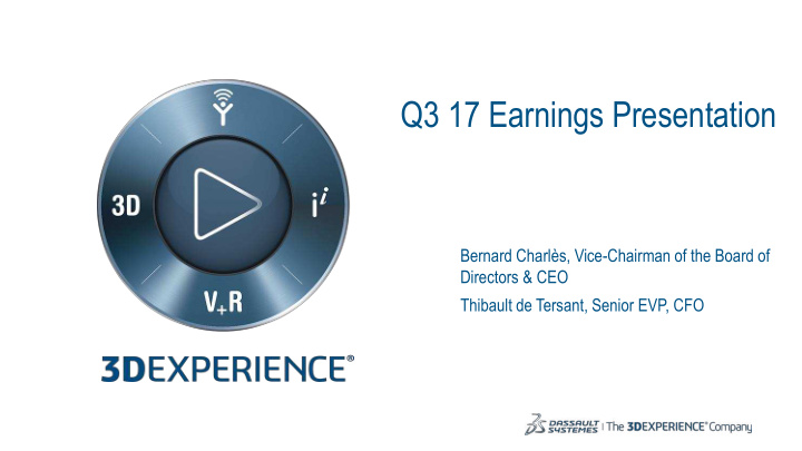 q3 17 earnings presentation
