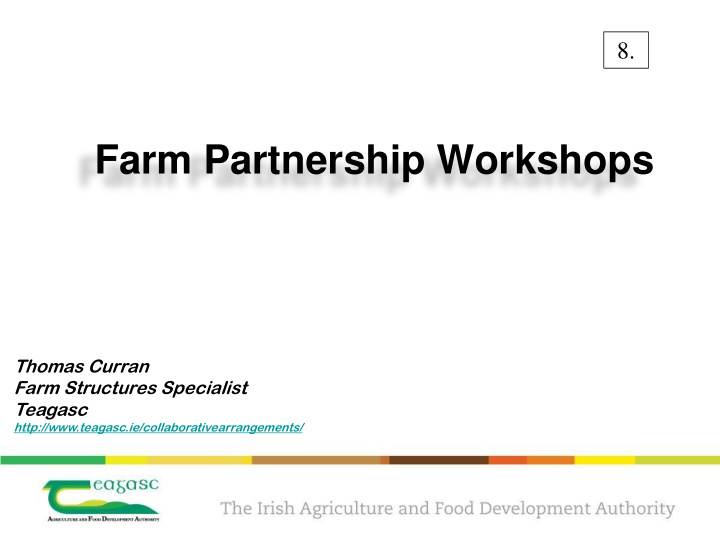 farm partnership workshops